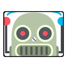 Robot Fleece Blanket (small) by BestEmojis