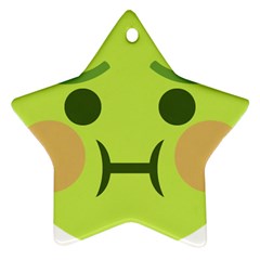 Barf Ornament (star) by BestEmojis