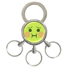 Barf 3-ring Key Chains by BestEmojis