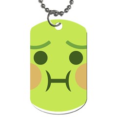 Barf Dog Tag (one Side) by BestEmojis