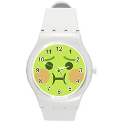 Barf Round Plastic Sport Watch (m) by BestEmojis