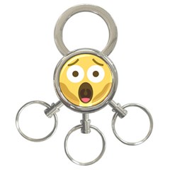 Scream Emoji 3-ring Key Chains by BestEmojis