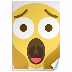 Scream Emoji Canvas 12  X 18   by BestEmojis