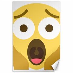 Scream Emoji Canvas 24  X 36  by BestEmojis