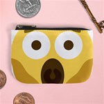 Scream Emoji Mini Coin Purses Front