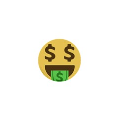 Money Face Emoji 1  Mini Magnets by BestEmojis