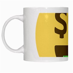 Money Face Emoji White Mugs by BestEmojis