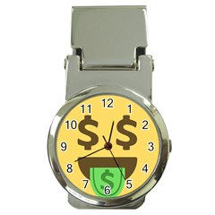 Money Face Emoji Money Clip Watches