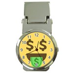 Money Face Emoji Money Clip Watches Front