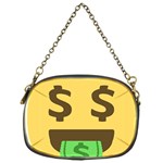 Money Face Emoji Chain Purses (One Side)  Front