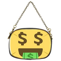 Money Face Emoji Chain Purses (two Sides)  by BestEmojis