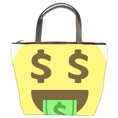 Money Face Emoji Bucket Bags by BestEmojis