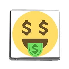 Money Face Emoji Memory Card Reader (square) by BestEmojis