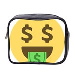 Money Face Emoji Mini Toiletries Bag 2-Side Front