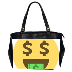 Money Face Emoji Office Handbags (2 Sides)  by BestEmojis