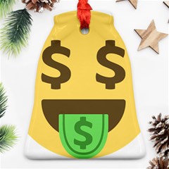 Money Face Emoji Ornament (bell) by BestEmojis