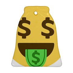 Money Face Emoji Bell Ornament (two Sides) by BestEmojis