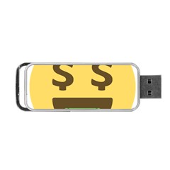 Money Face Emoji Portable Usb Flash (two Sides) by BestEmojis