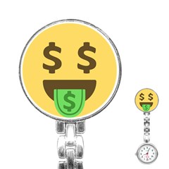 Money Face Emoji Stainless Steel Nurses Watch by BestEmojis