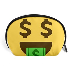 Money Face Emoji Accessory Pouches (large)  by BestEmojis