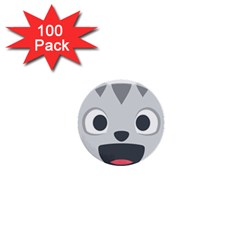 Cat Smile 1  Mini Buttons (100 Pack)  by BestEmojis