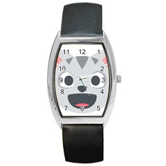 Cat Smile Barrel Style Metal Watch by BestEmojis