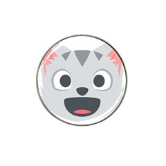 Cat Smile Hat Clip Ball Marker by BestEmojis