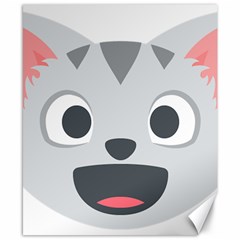 Cat Smile Canvas 8  X 10  by BestEmojis