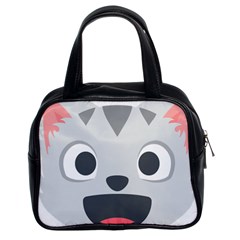 Cat Smile Classic Handbags (2 Sides) by BestEmojis