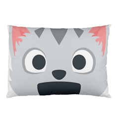 Cat Smile Pillow Case by BestEmojis