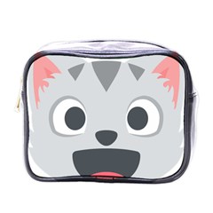 Cat Smile Mini Toiletries Bags by BestEmojis