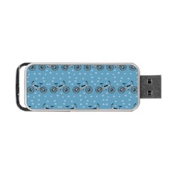 Bicycles Pattern Portable Usb Flash (one Side) by linceazul