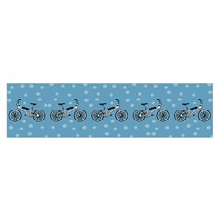 Bicycles Pattern Satin Scarf (oblong) by linceazul