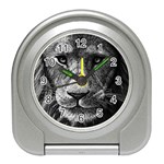 My Lion Sketch Travel Alarm Clocks Front