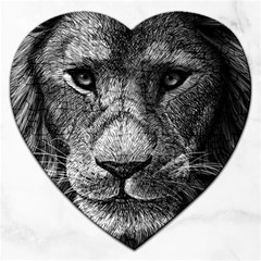 My Lion Sketch Jigsaw Puzzle (heart) by 1871930