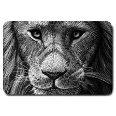 My Lion Sketch Large Doormat  by 1871930