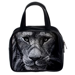 My Lion Sketch Classic Handbags (2 Sides) by 1871930