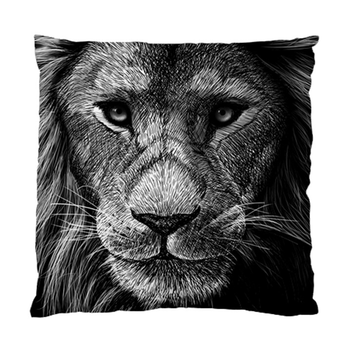 My Lion Sketch Standard Cushion Case (Two Sides)