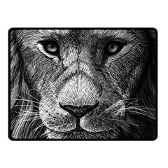 My Lion Sketch Fleece Blanket (small) by 1871930