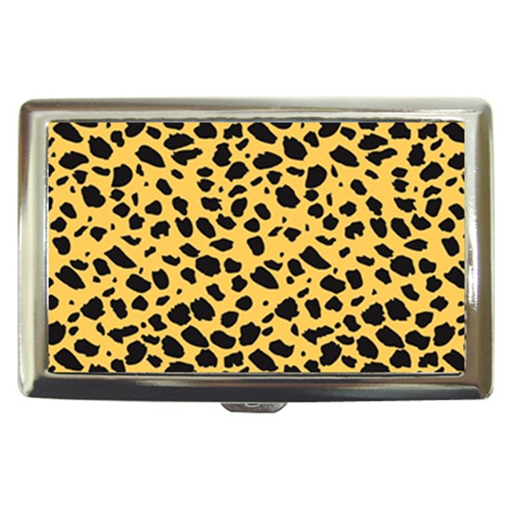 Skin Animals Cheetah Dalmation Black Yellow Cigarette Money Cases