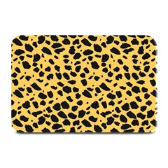 Skin Animals Cheetah Dalmation Black Yellow Plate Mats by Mariart