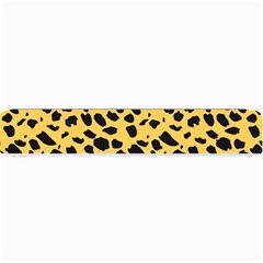 Skin Animals Cheetah Dalmation Black Yellow Small Bar Mats by Mariart