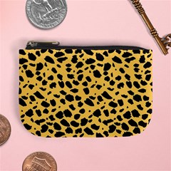 Skin Animals Cheetah Dalmation Black Yellow Mini Coin Purses by Mariart