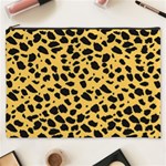 Skin Animals Cheetah Dalmation Black Yellow Cosmetic Bag (XXXL)  Front