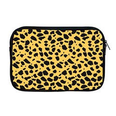 Skin Animals Cheetah Dalmation Black Yellow Apple Macbook Pro 17  Zipper Case