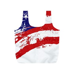 Red White Blue Star Flag Full Print Recycle Bags (s)  by Mariart