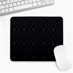 Star Black Large Mousepads