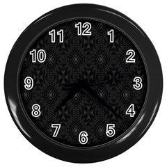 Star Black Wall Clocks (black)