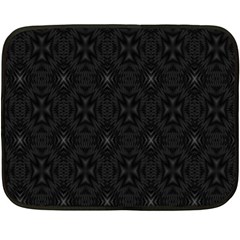 Star Black Double Sided Fleece Blanket (mini)  by Mariart