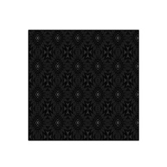 Star Black Satin Bandana Scarf